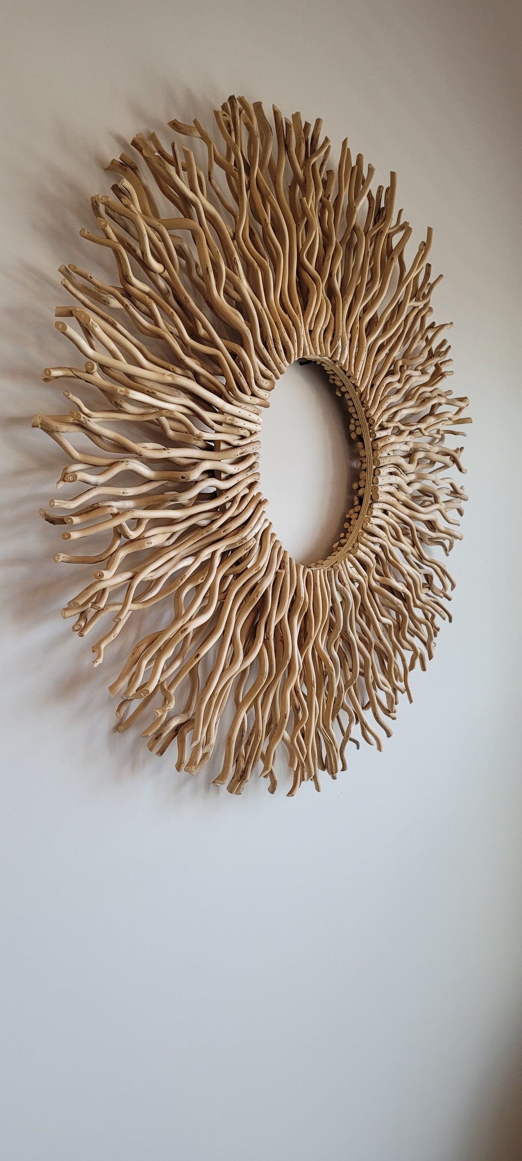 Handmade Round Mulberry Wall Decor