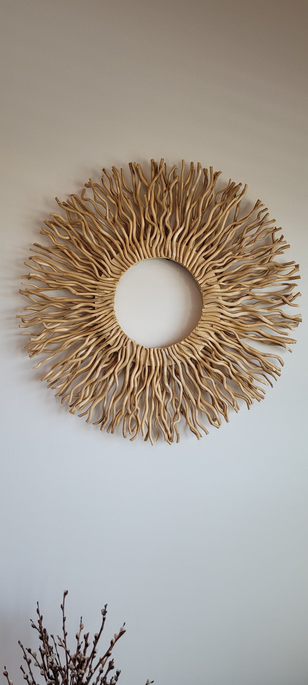 Handmade Round Mulberry Wall Decor