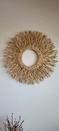 Handmade Round Mulberry Wall Decor