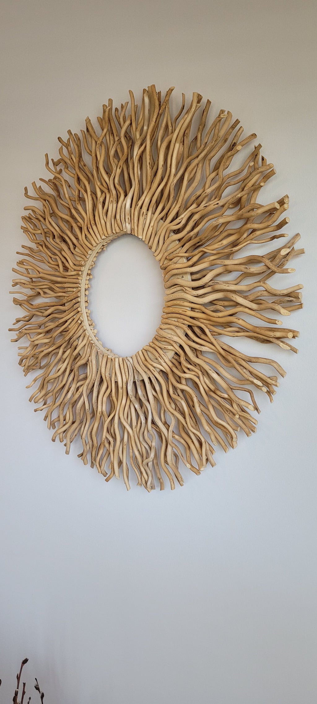 Handmade Round Mulberry Wall Decor
