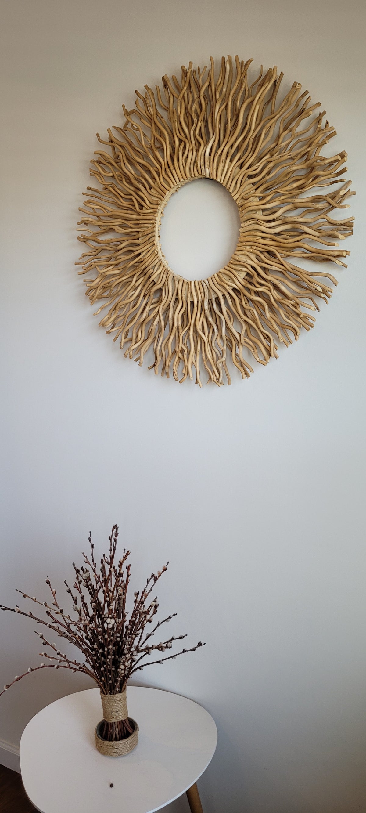 Handmade Round Mulberry Wall Decor